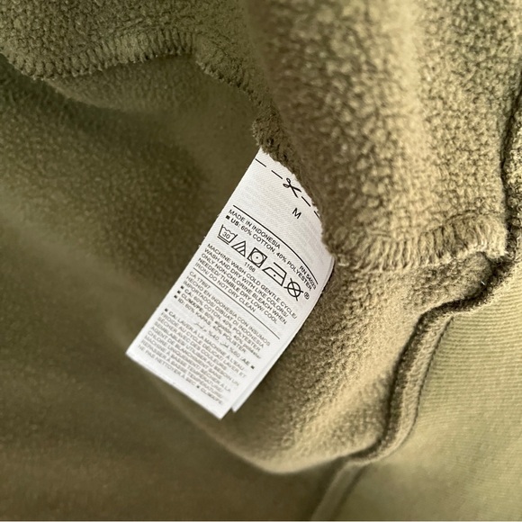 Olive Green Old Navy Zip Up Hooded Jacket - Picture 3 of 3